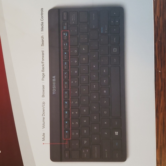 Toshiba Wireless Keyboard Windows Optimized. - Picture 6 of 11